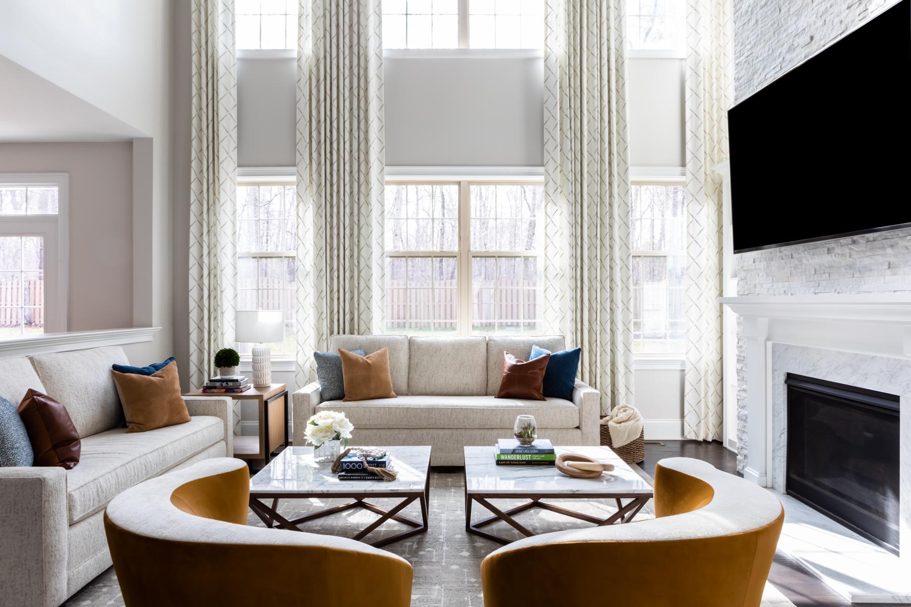 Interior of a refined, thoughtfully styled home